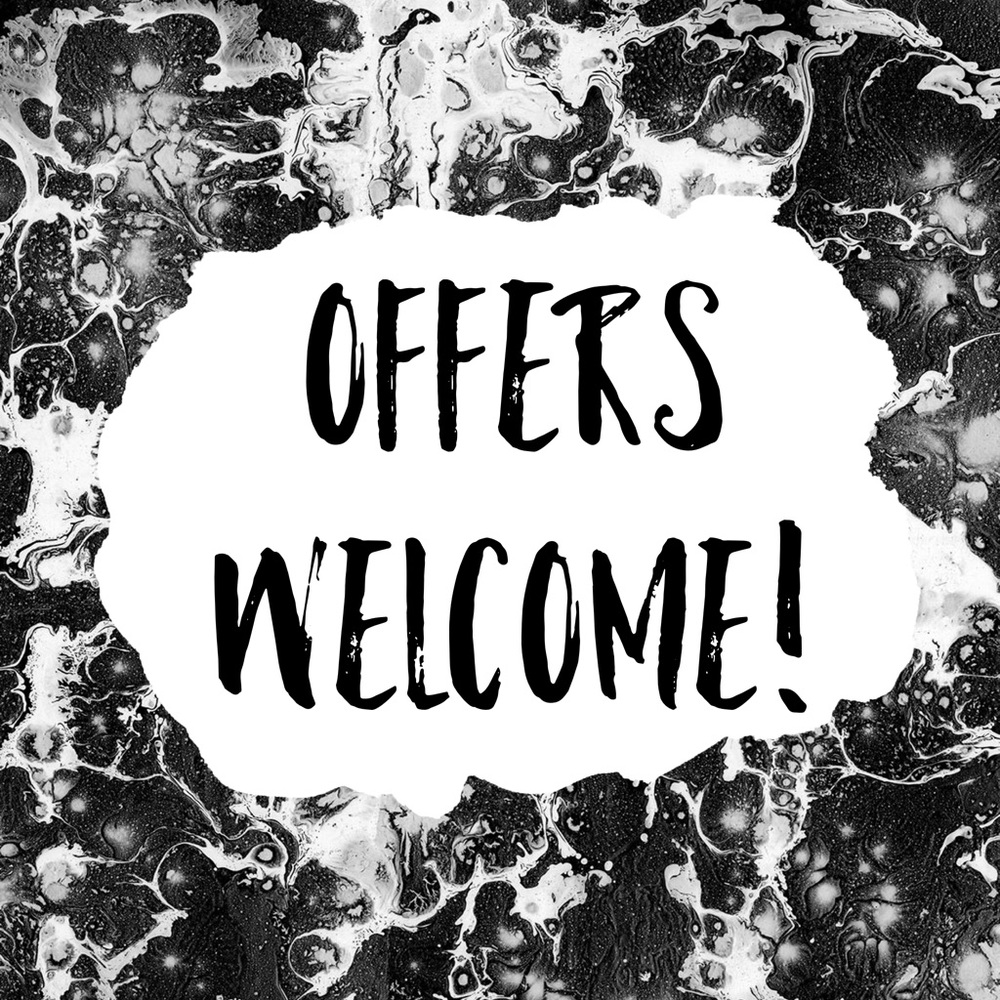 ✨Offers always welcome! 😊